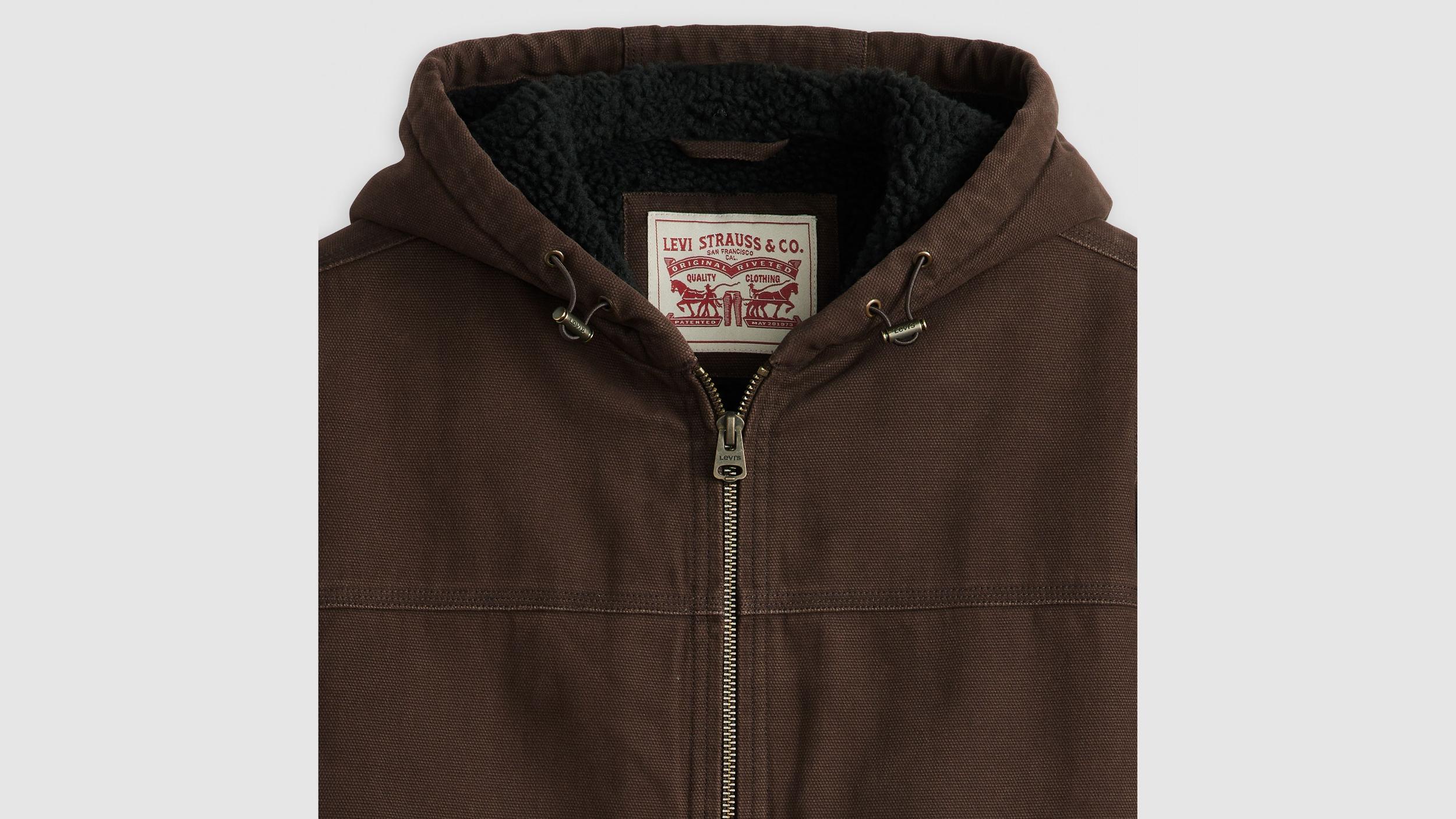 Sherpa Lined Hooded Jacket Product Image