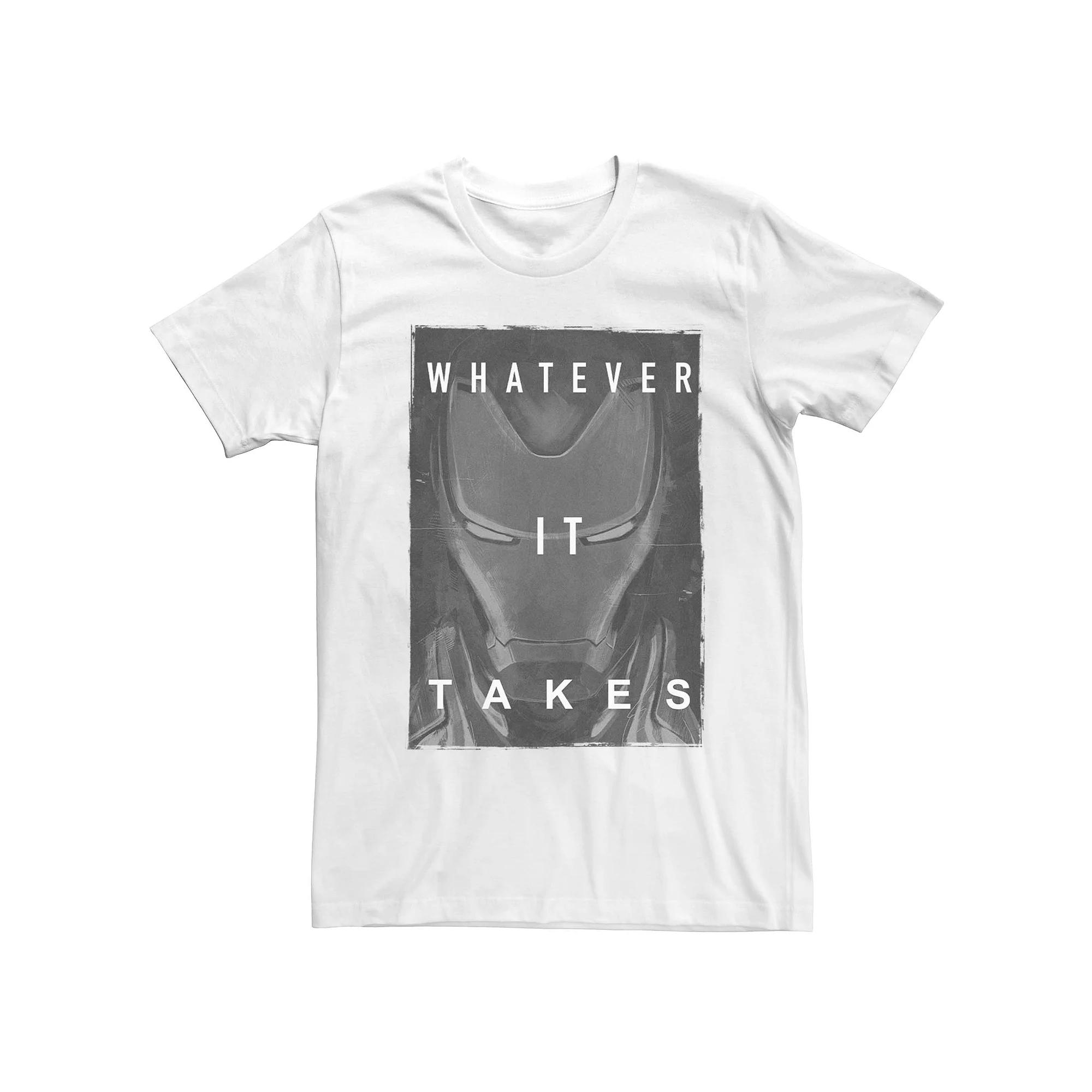 Men's Marvel Iron Man "Whatever It Takes" Poster Tee,  Product Image