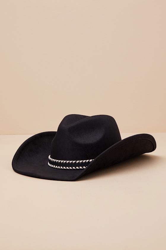 Arline Black Cowboy Hat Product Image