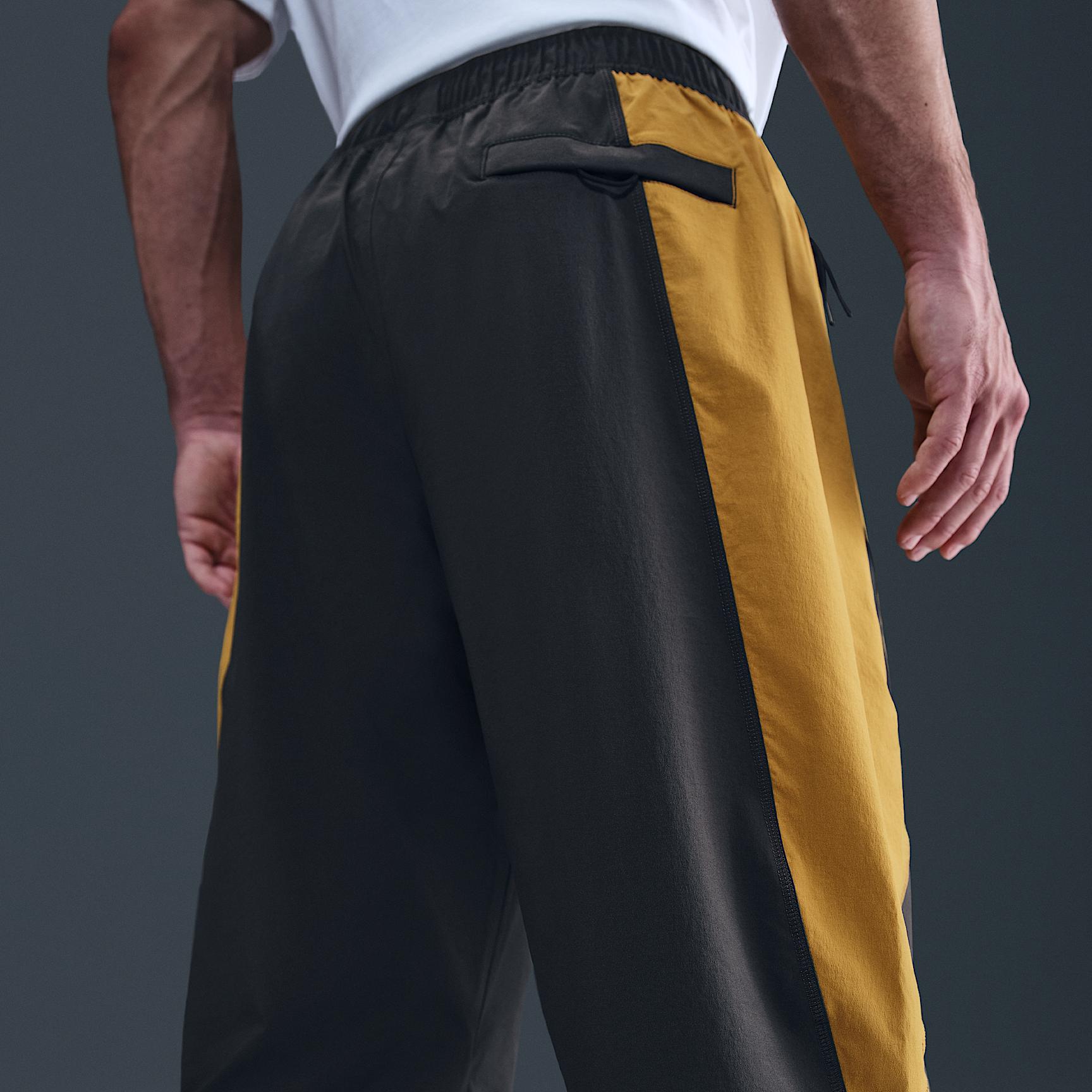 Nike Mens Tech Dri-FIT Woven Color-Block Oversized Pants | IH8466-060 Product Image
