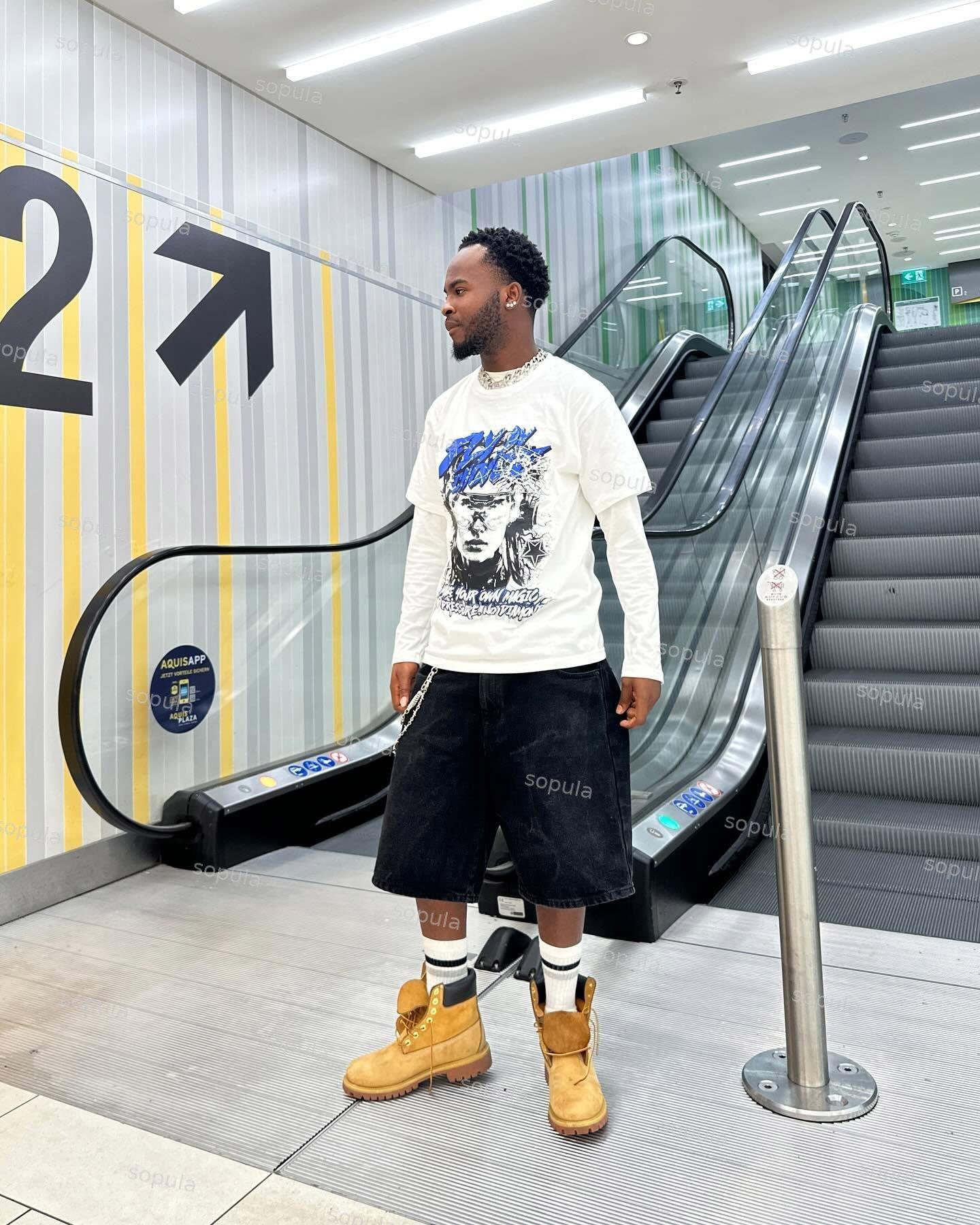 Sopula Fly By Choice Graphic Print Cotton T-Shirt Product Image