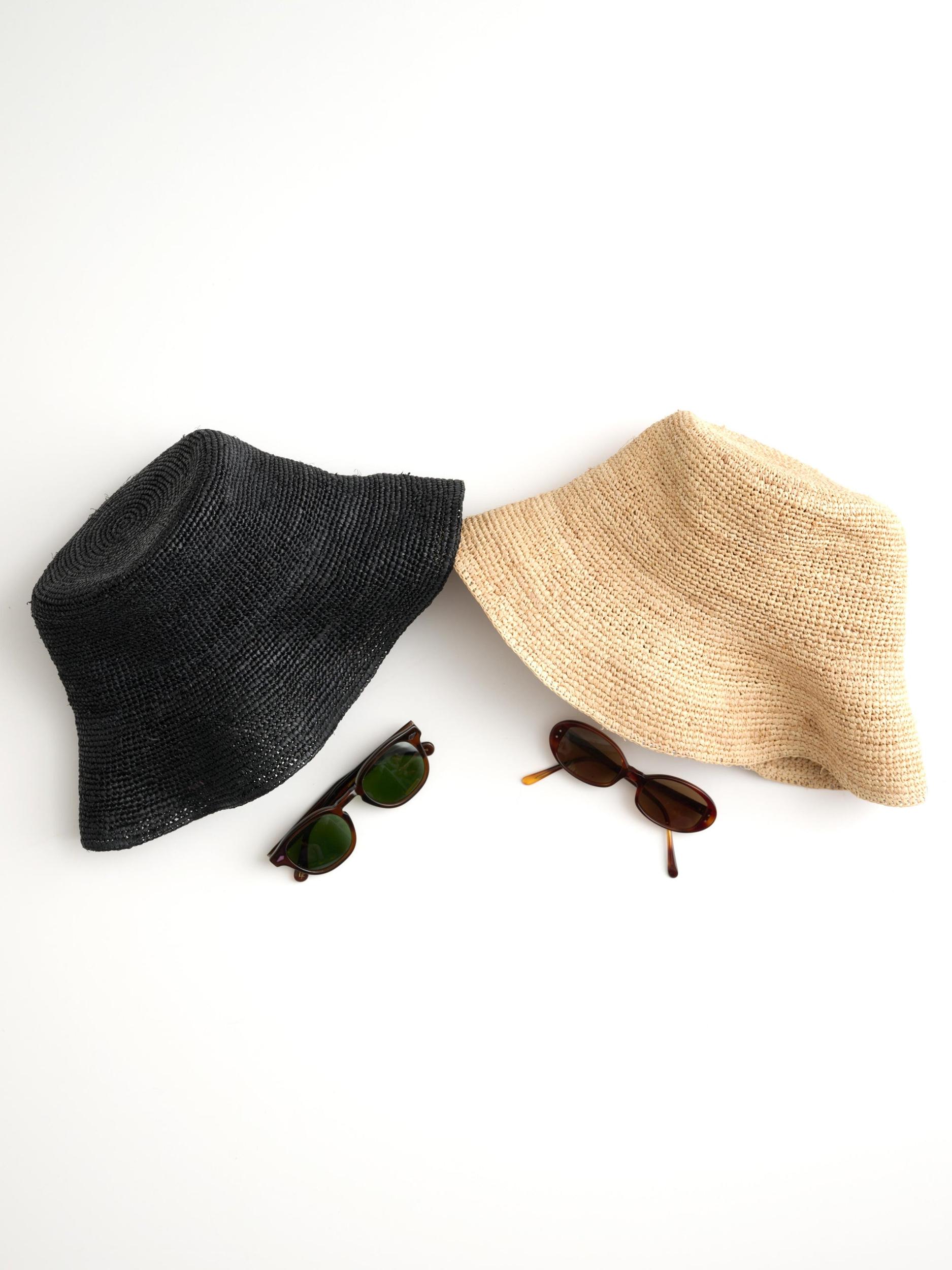 Straw Bucket Hat Product Image