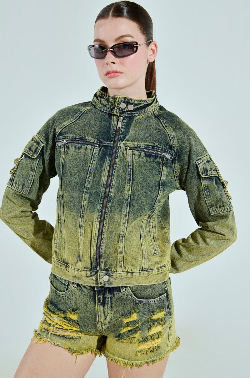 CALL ME CRAZY DENIM MOTO Product Image