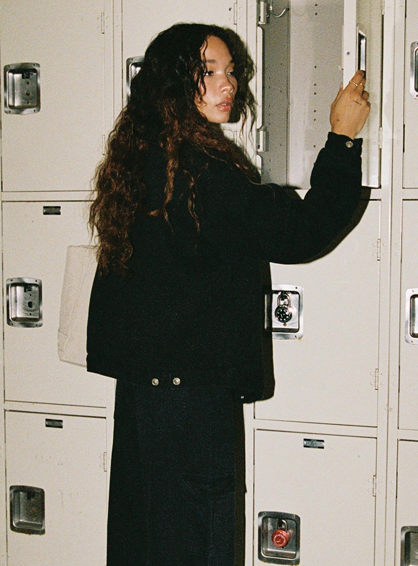 Phoenix Denim Jacket Black Product Image