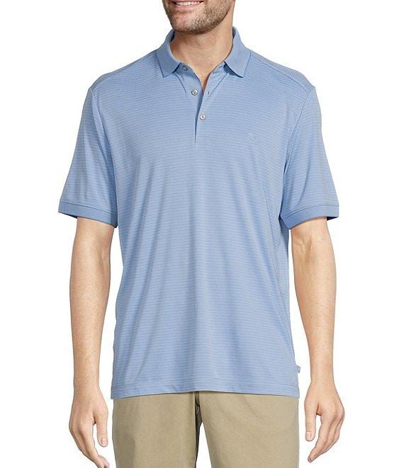 Tommy Bahama Bay Stripe Short Sleeve Polo Shirt Product Image