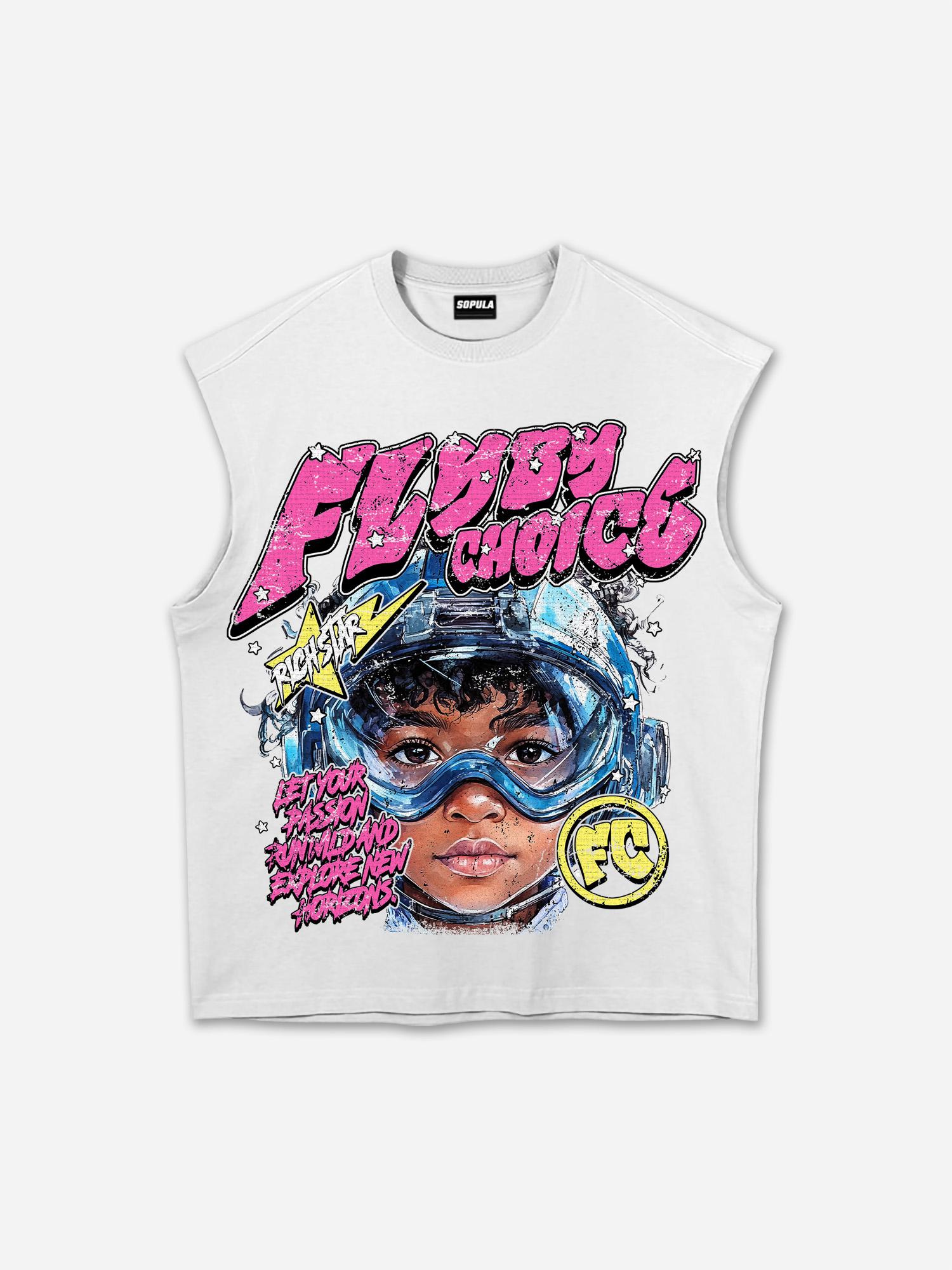 Fly By Choice Graphic Print Sleeveless Shirts Tank Top Product Image