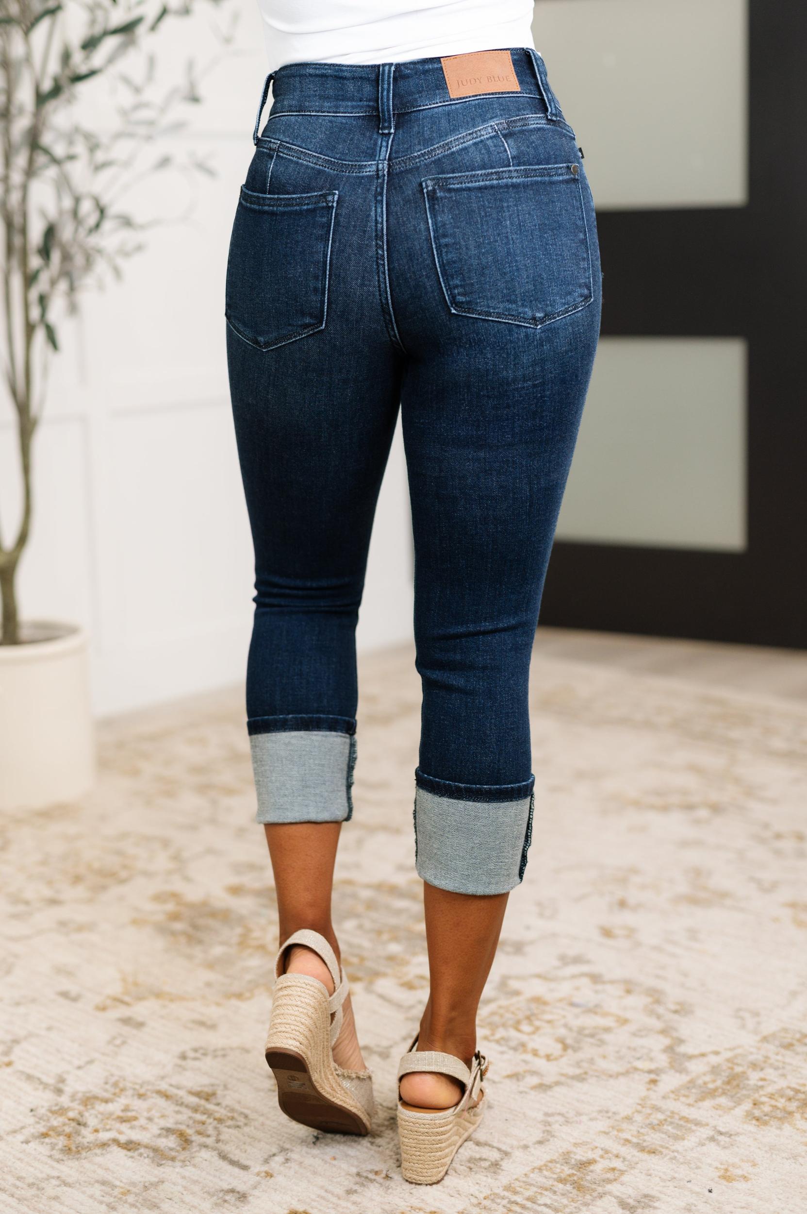 Corrine Mid Rise Control Top Vintage Straight Jeans Product Image