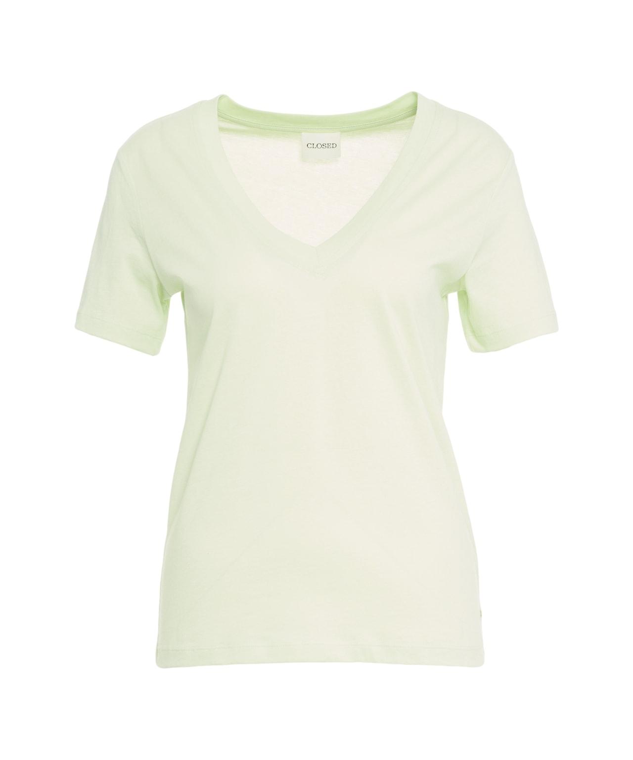 T-shirt with V-neck Product Image