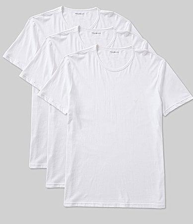 Emporio Armani Pure Cotton Crewneck T-Shirts - Pack of 3 Product Image