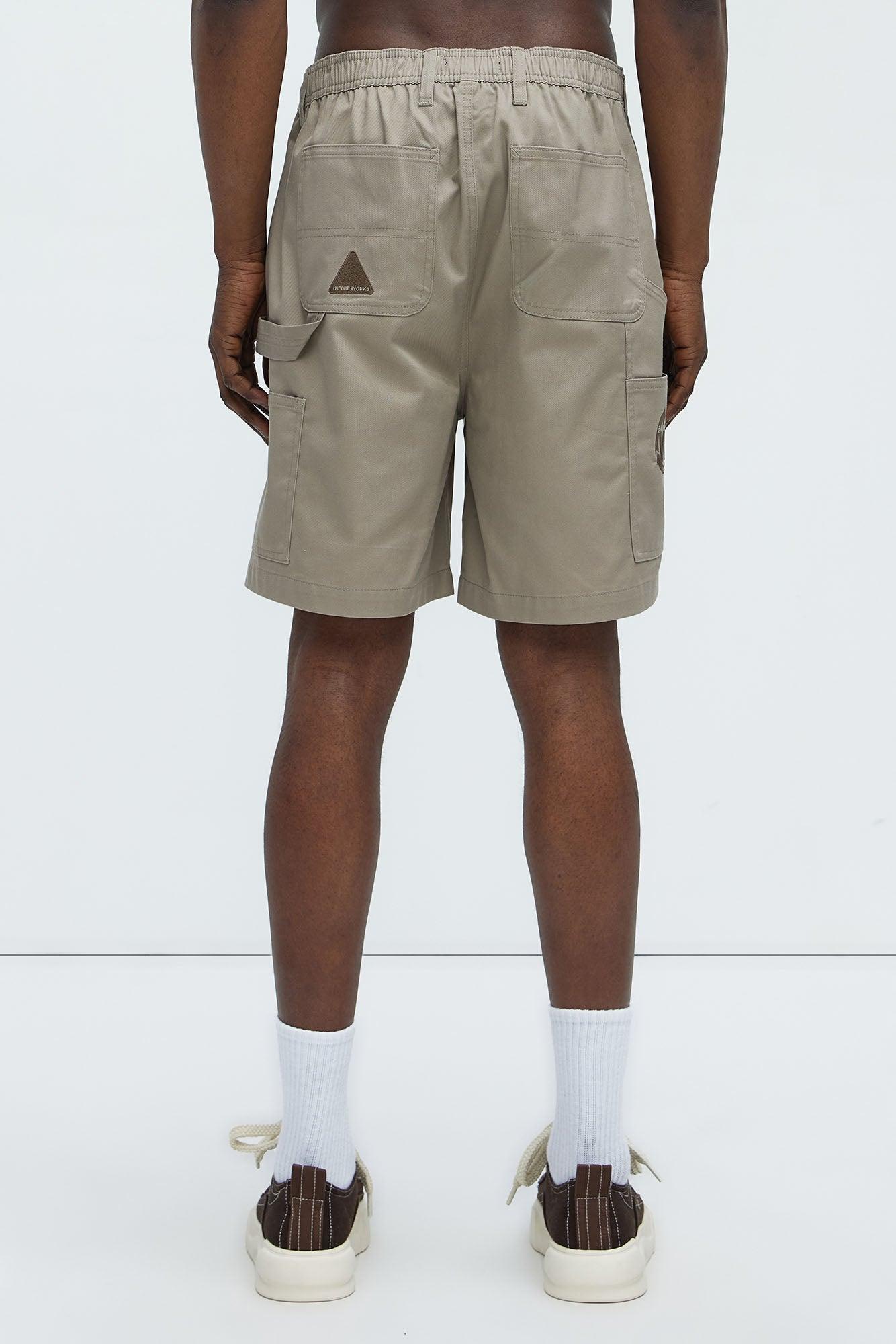 In The Works Relaxed Shorts - Stone Product Image