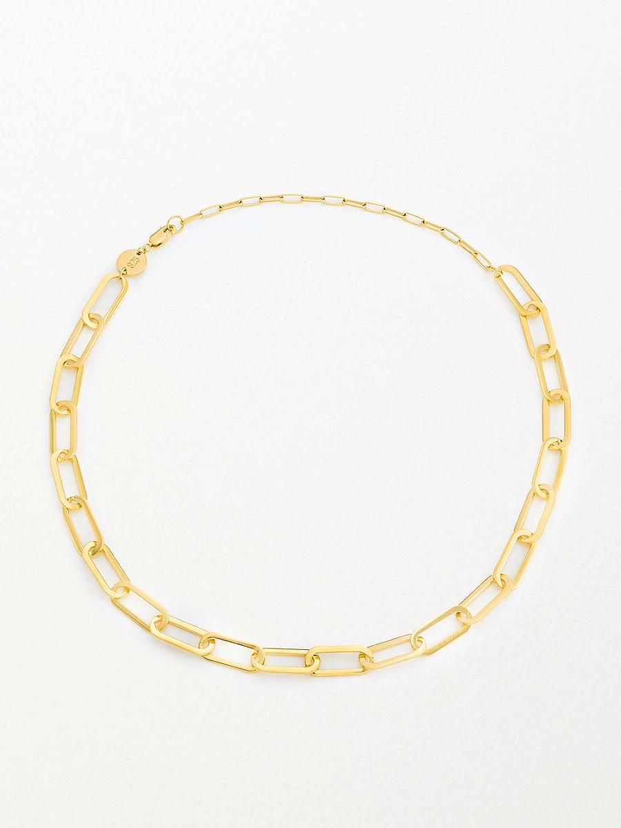 Womens Marta 18K Yellow Gold Vermeil Sterling Silver Chain-Link Necklace Product Image