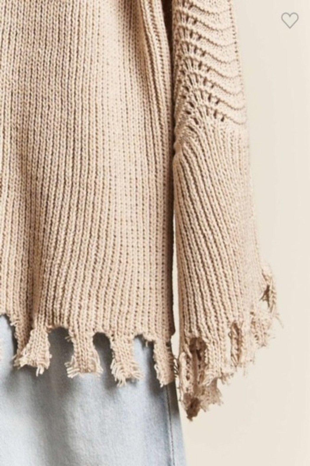Multi Texture Sweater Product Image