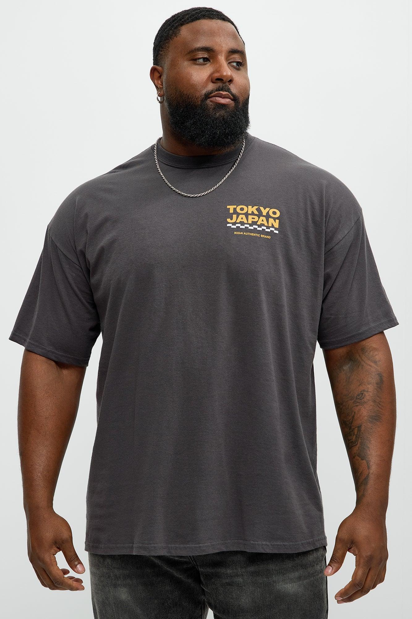 Tokyo Japan Import Short Sleeve Tee - Charcoal Product Image