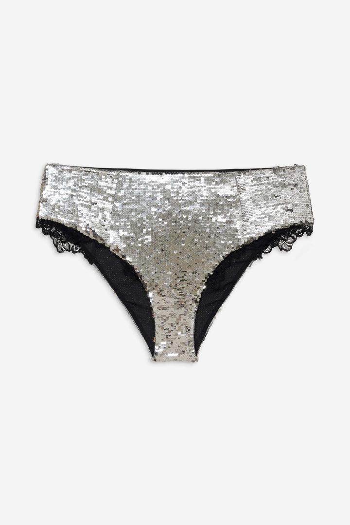 Maia High-waist Panty — Silver Product Image