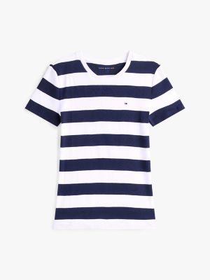Rugby Stripe Crewneck T-Shirt Product Image
