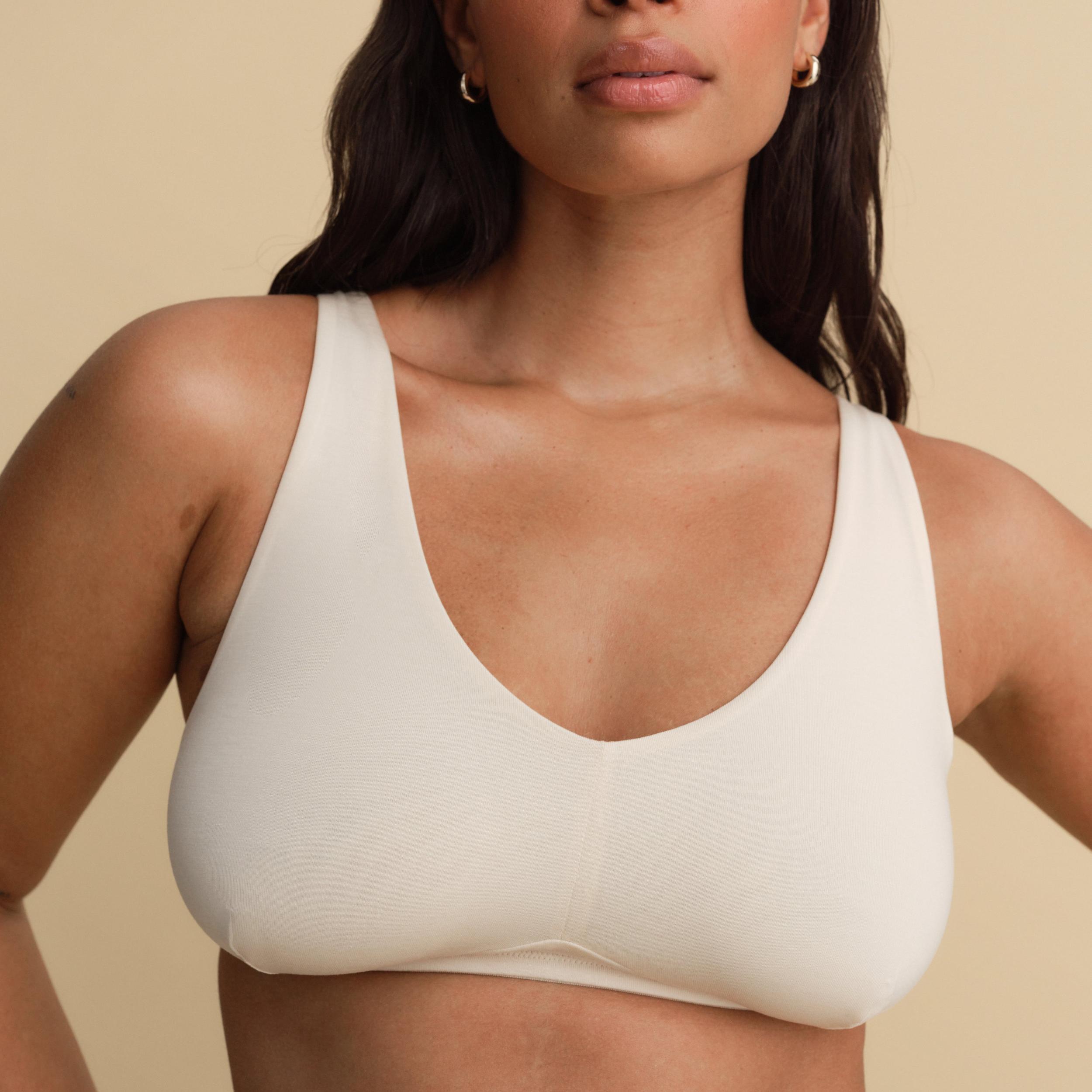 Tencel Comfort Wireless U-Neck Bra Female Product Image