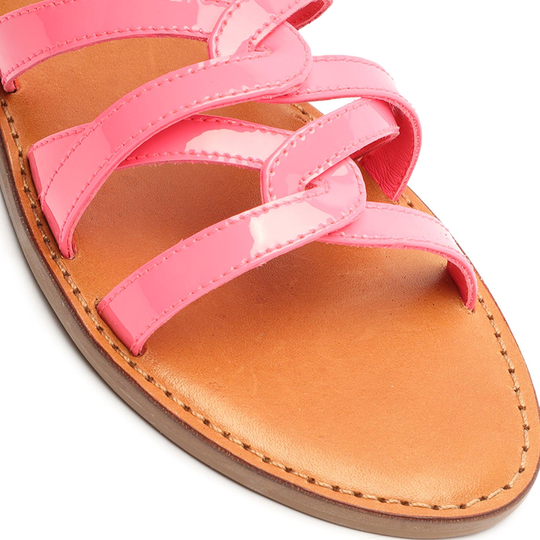 Lyta Patent Leather Sandal Female Product Image