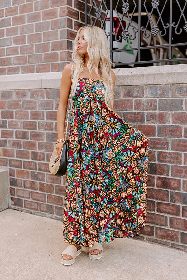 Secret Oasis Floral Maxi Dress Product Image