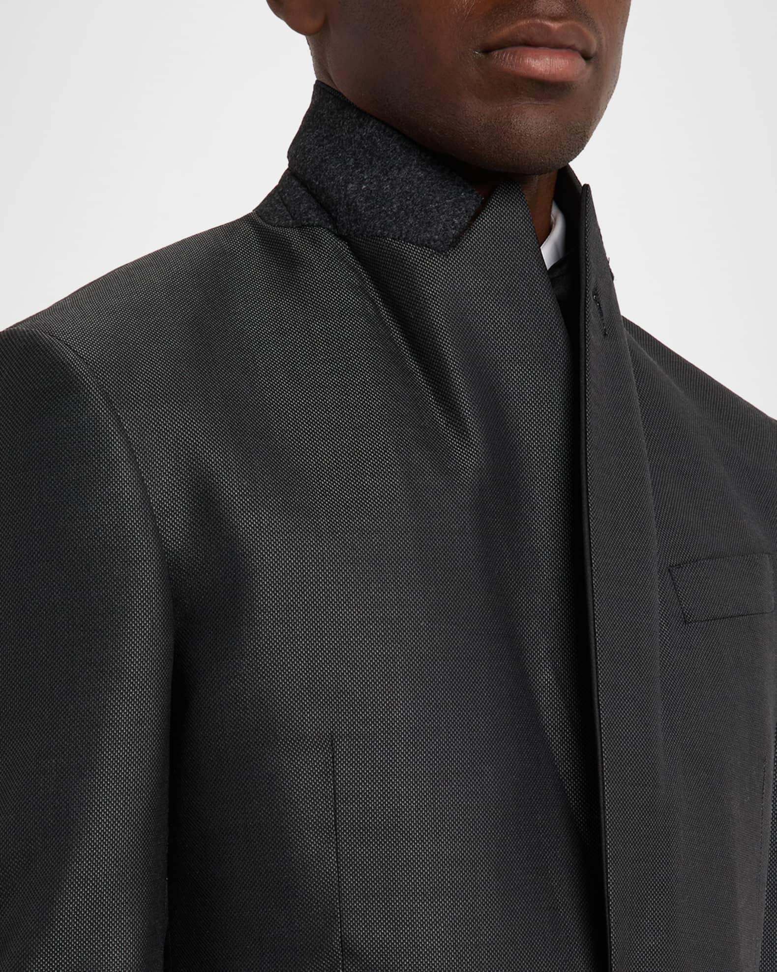 Men's Micro-Dot Silk Peak Lapel Tuxedo Product Image