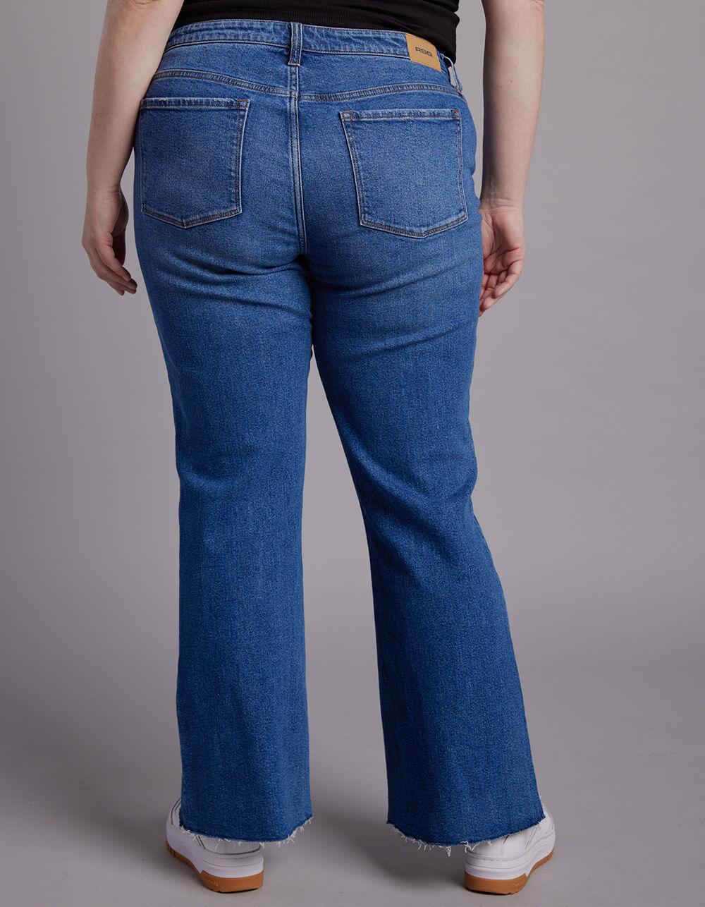 RSQ Womens Low Rise Flare Jeans - MEDIUM WASH Product Image