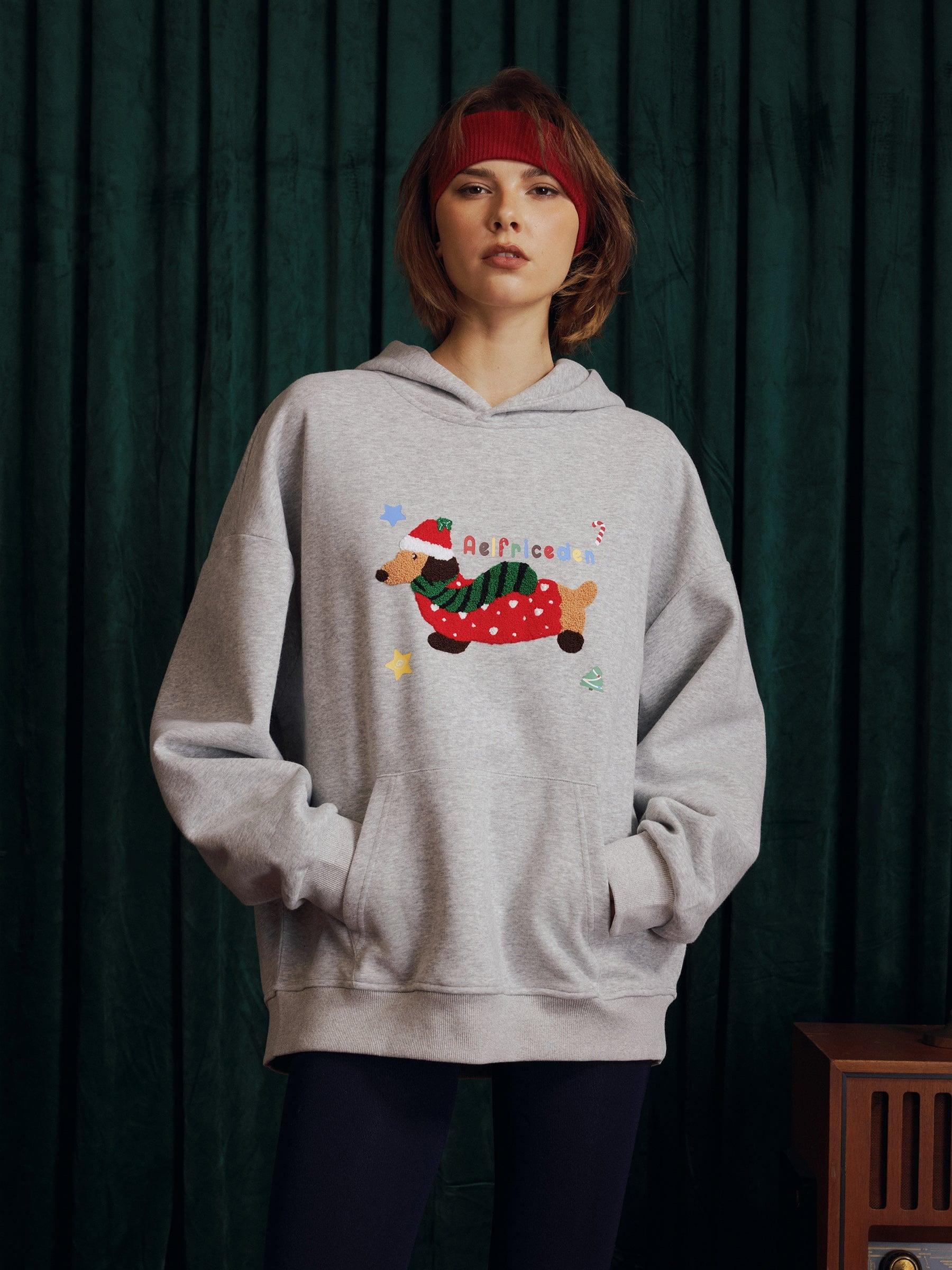 Aelfric Eden Cartoon Dachshund Hoodie Product Image