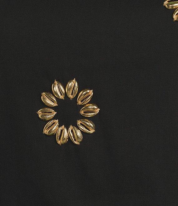 Antonio Melani Coordinating Madelyn Linen Blend Bateau Neckline Shell Embellished Blouse Product Image