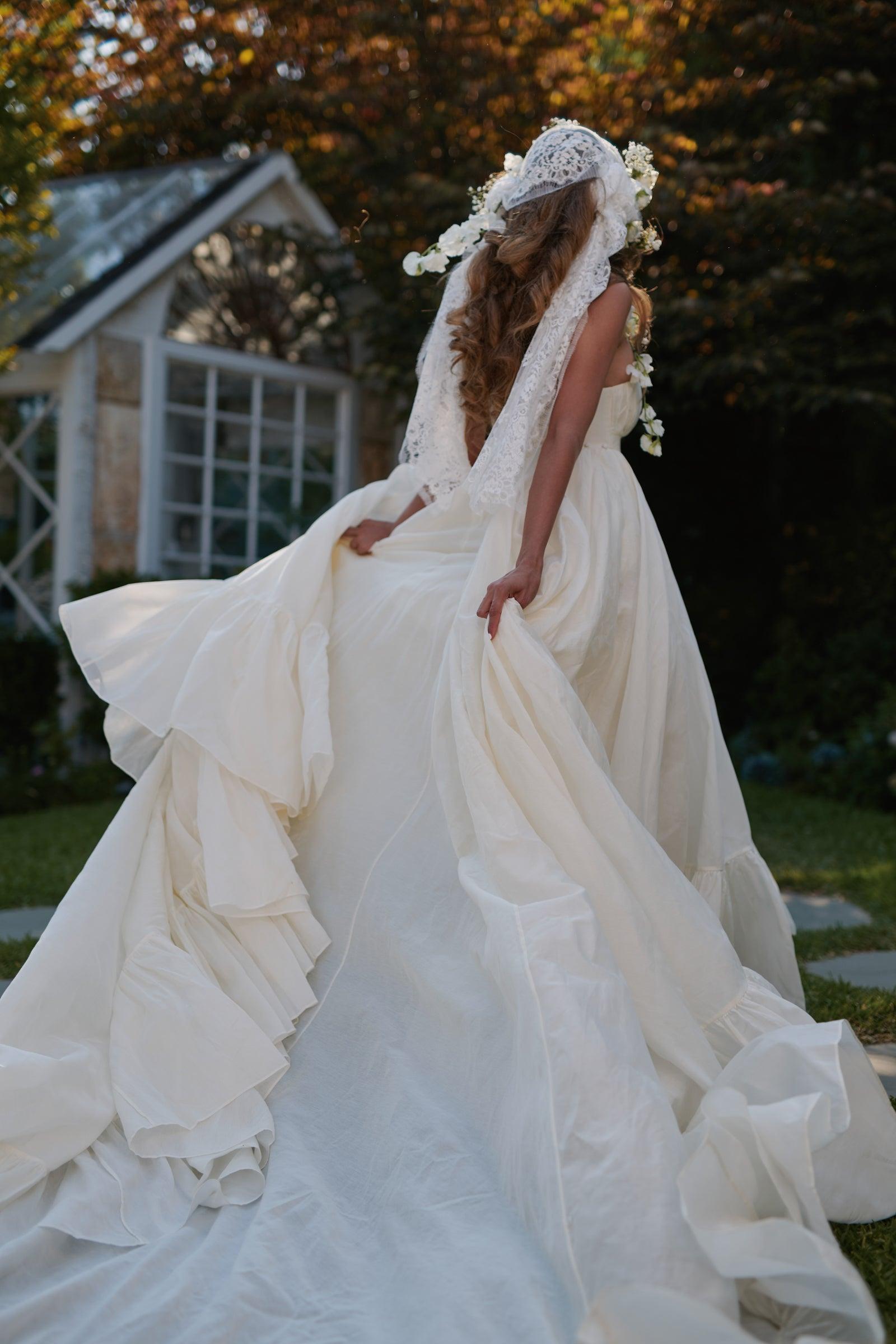 The Ivory Organdy Destination Gown Product Image