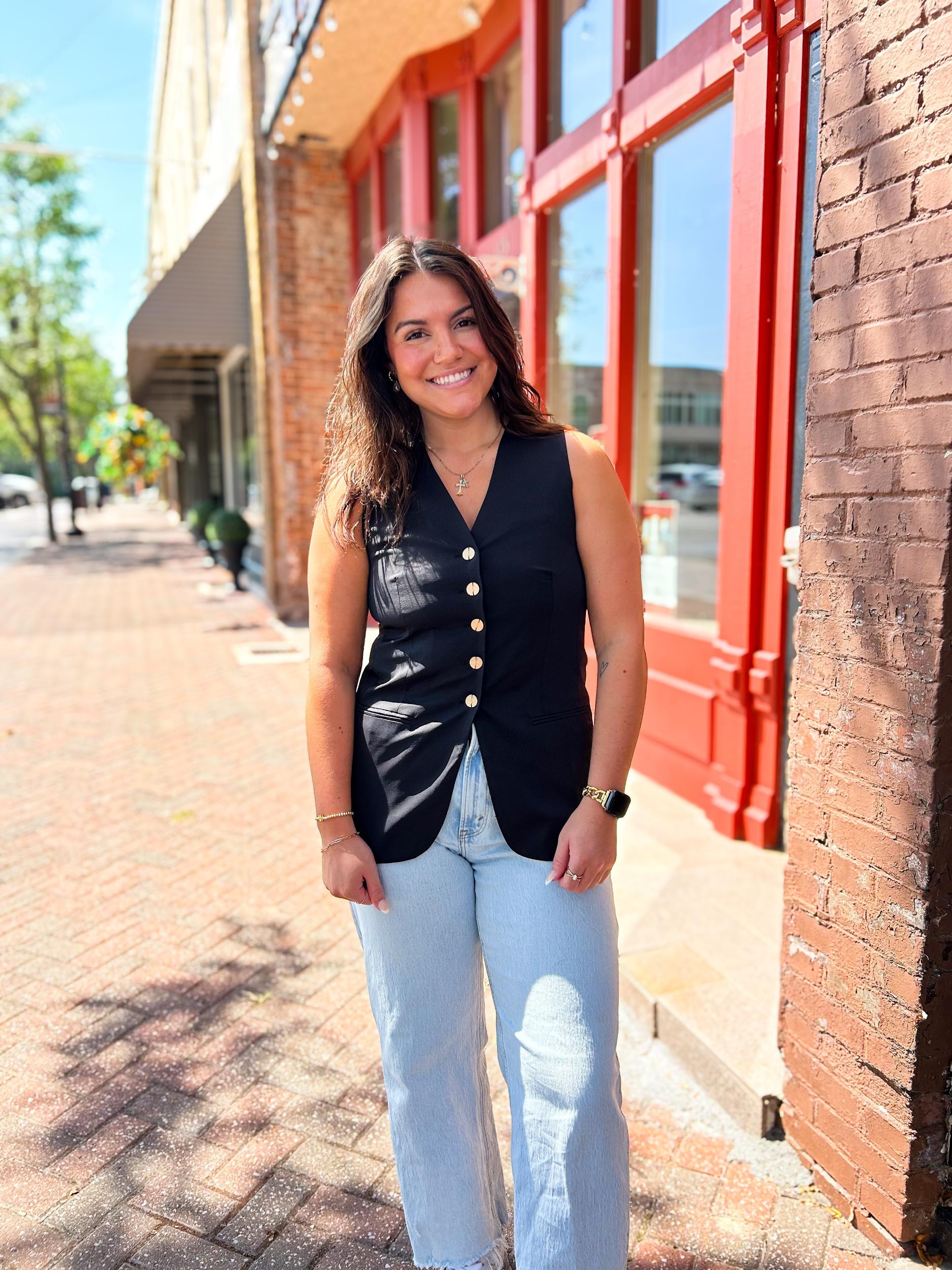 She's Chic Trendy Vest Product Image