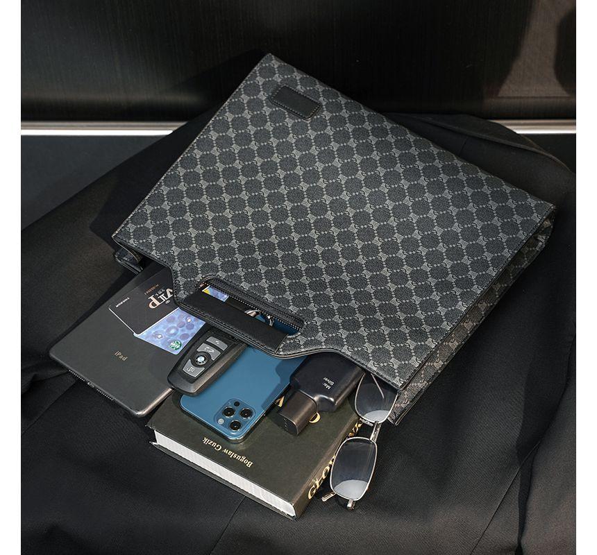 Faux Leather Briefcase Product Image