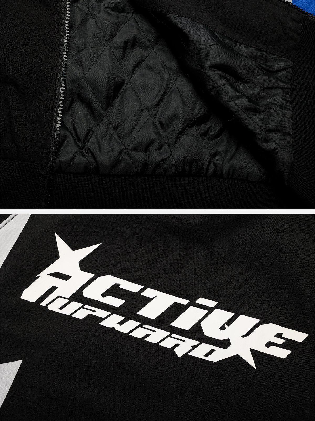 Aelfric Eden Color Block Racing Coat Product Image