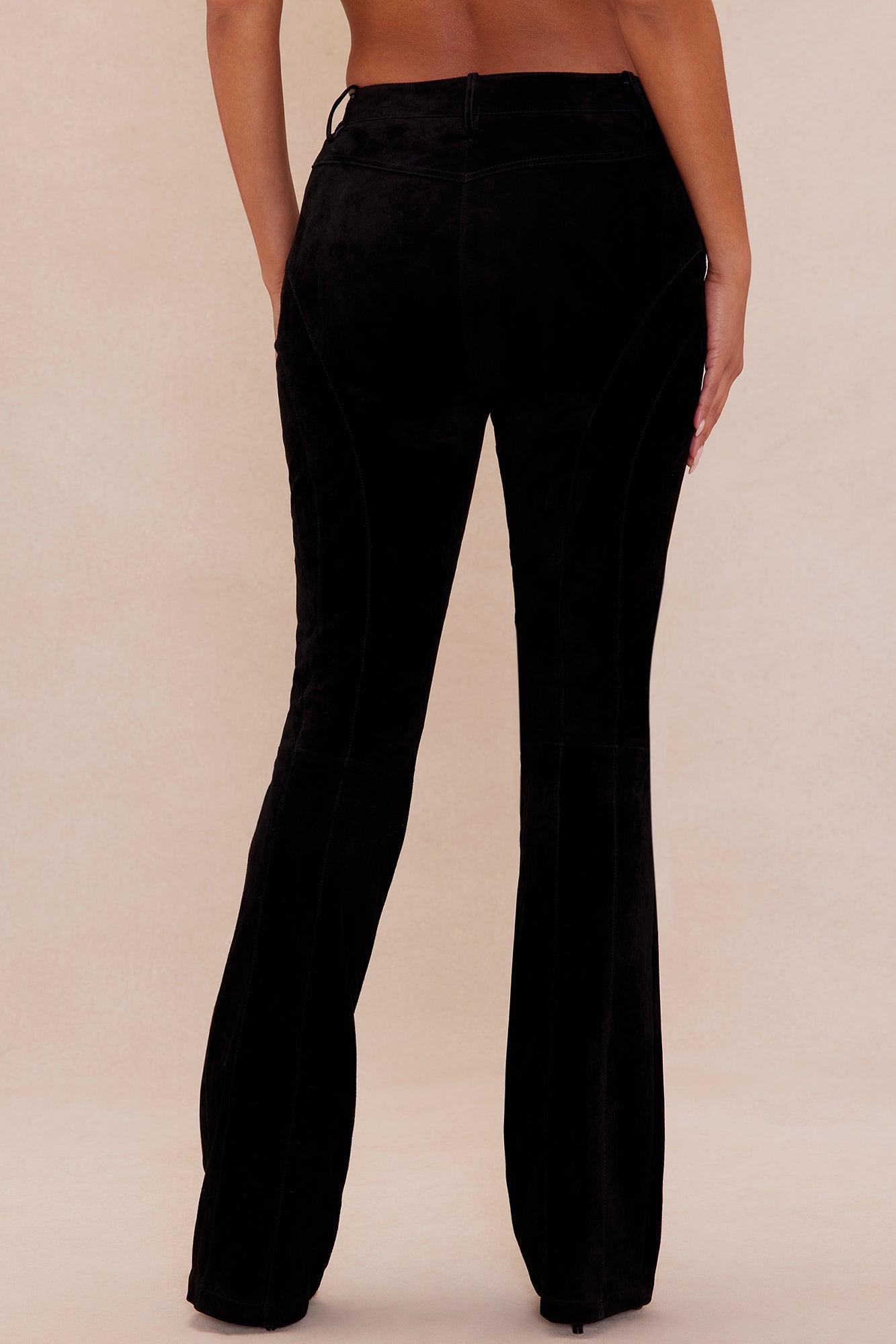 Suede Nashville Pant - Black Product Image