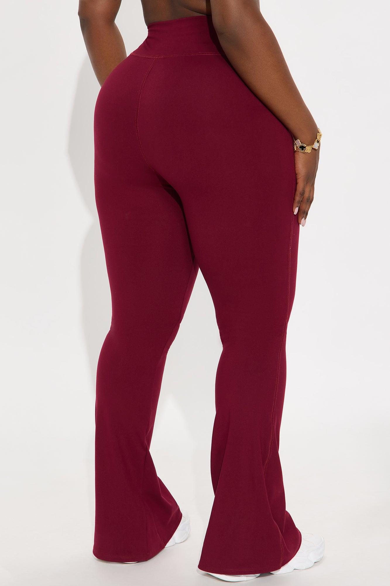 Break A Sweat Active Yoga Pant - Burgundy Female Product Image