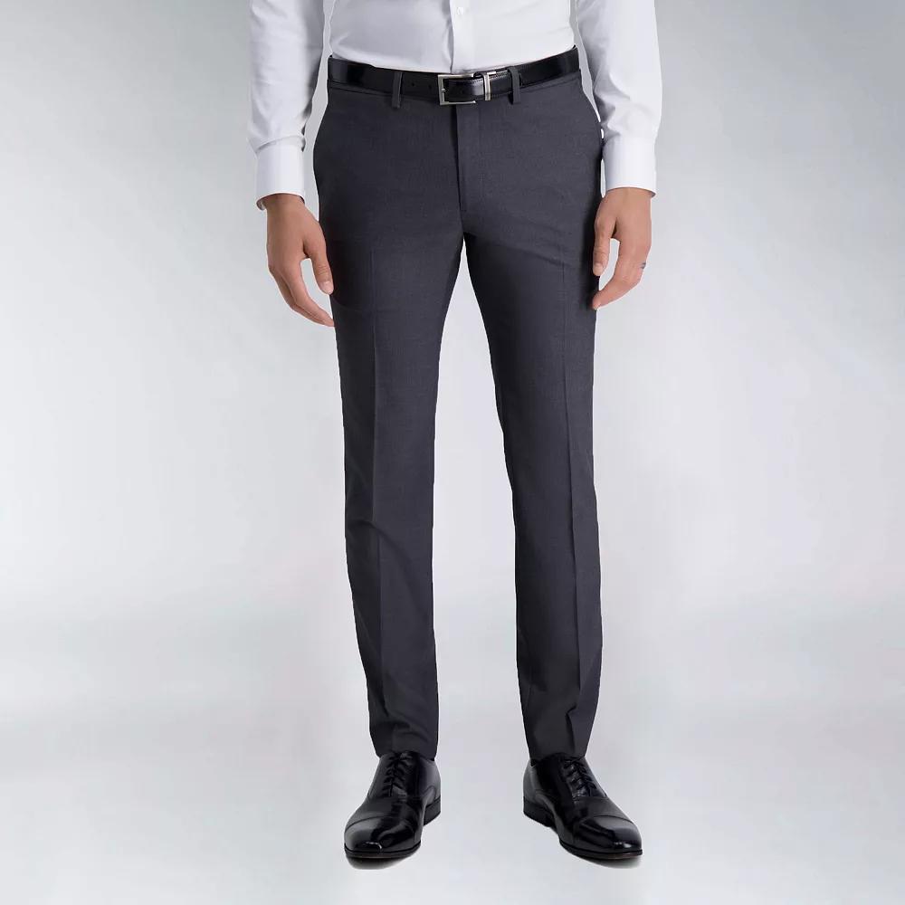 Men's J.M. Haggar® Heather Herringbone Ultra-Slim Fit Flat-Front Suit Pants,  Product Image
