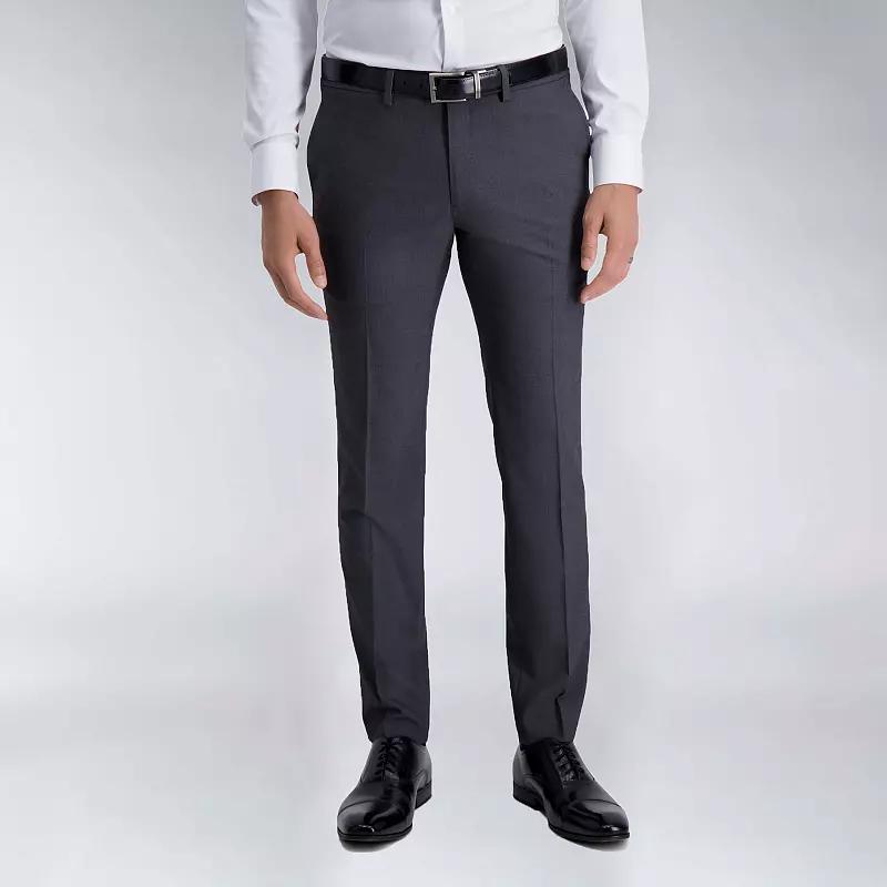 Men's J.M. Haggar® Heather Herringbone Ultra-Slim Fit Flat-Front Suit Pants,  Product Image