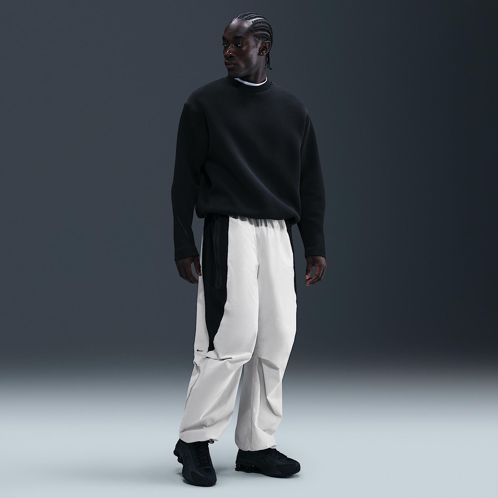 Nike Mens Tech Dri-FIT Woven Color-Block Oversized Pants | IH8466-060 Product Image