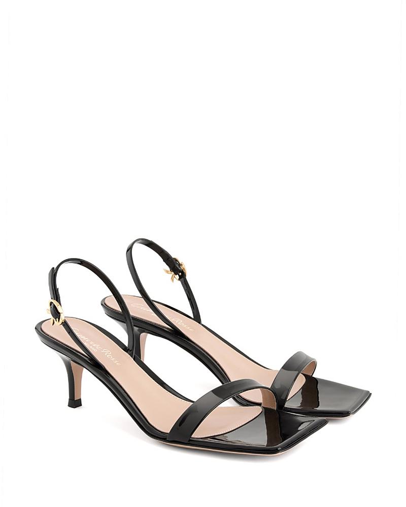 Gianvito Rossi Womens Ribbon Kitten Sandals Product Image