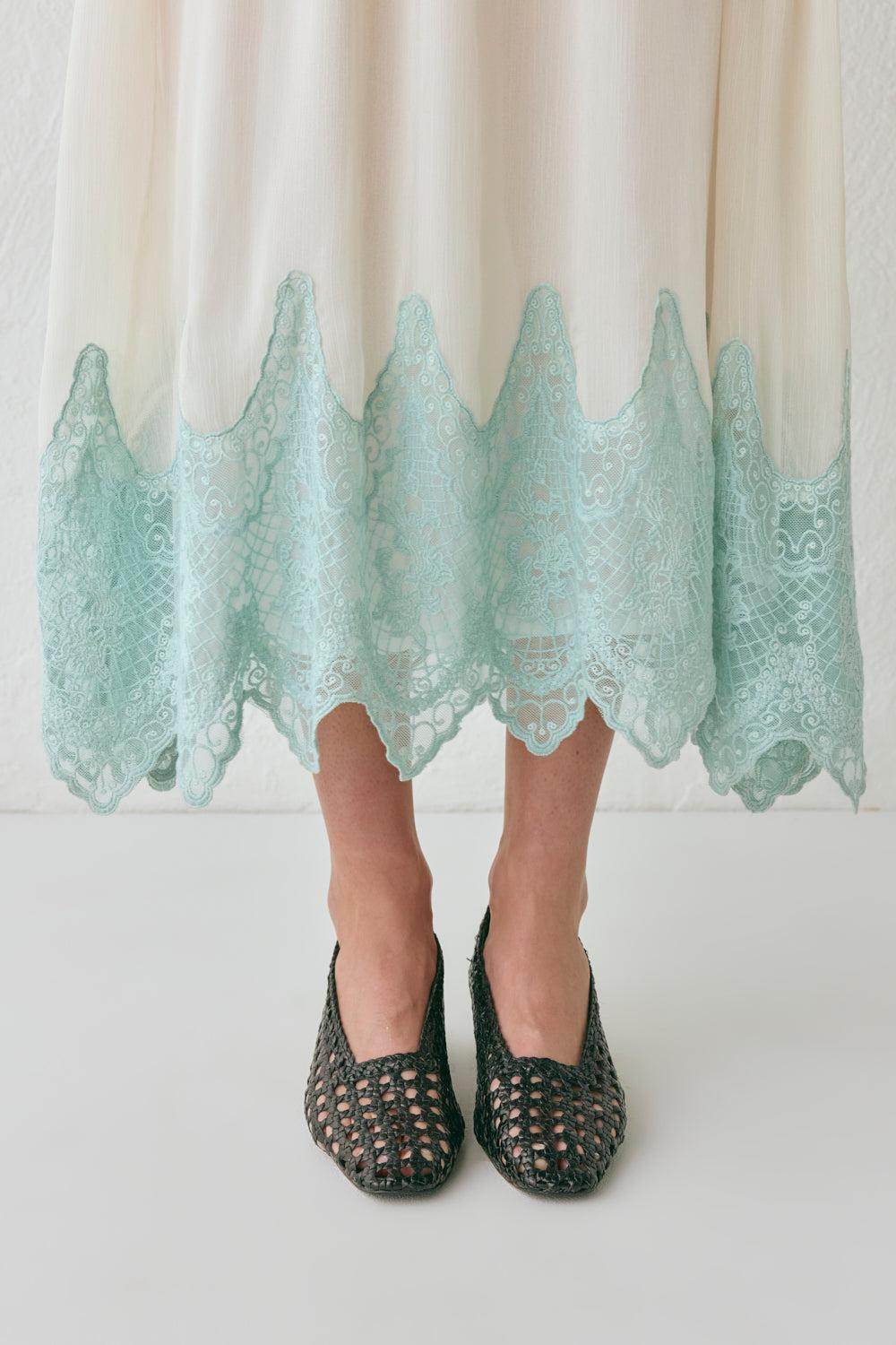 Valery Midi Dress Cream Product Image