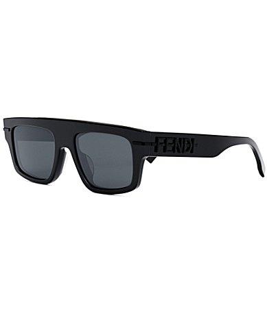 Mens Fendigraphy 54MM Rectangular Sunglasses Product Image