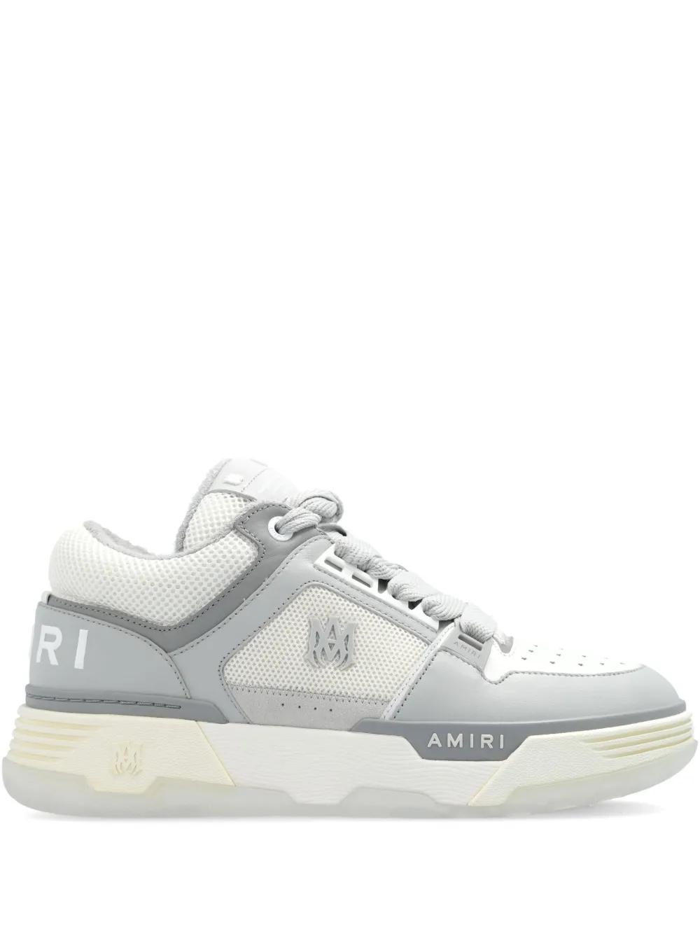 MA-1 panelled leather sneakers Product Image