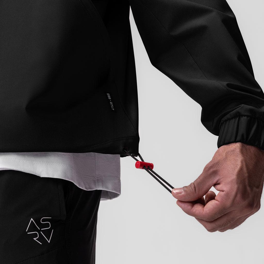0717. Weather-Ready Anorak Jacket - Black "Patch" Product Image
