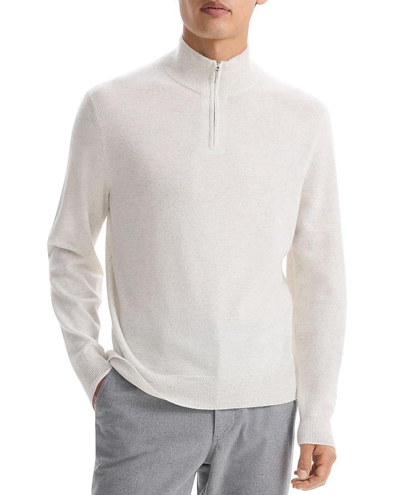 Theory Hilles Quarter Zip Cashmere Sweater Product Image