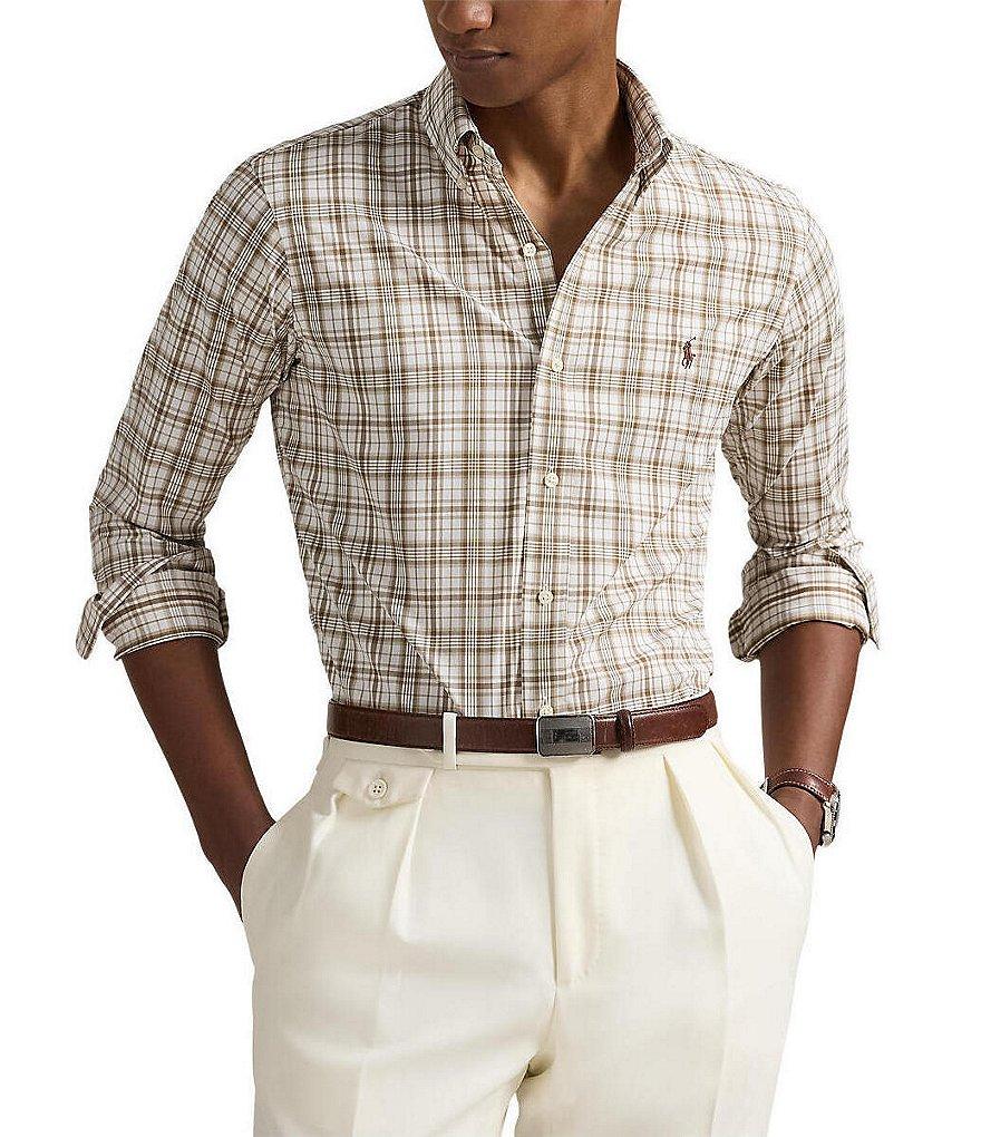 Polo Ralph Lauren Classic Fit Performance Stretch Twill Multi Plaid Long Sleeve Woven Shirt Product Image