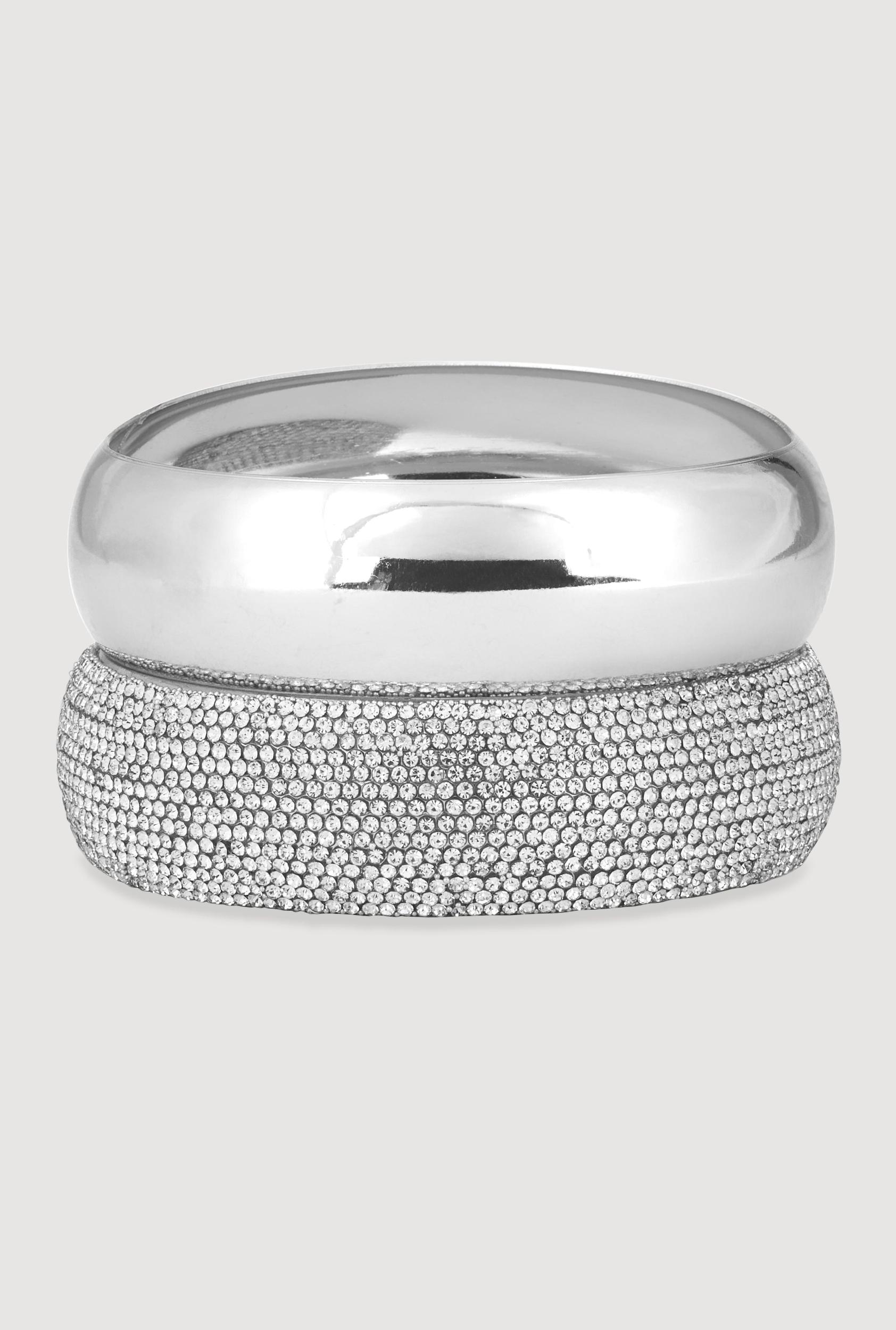 Elegant Cubic Zirconia Bow Detail Necklace Set Unisex Product Image