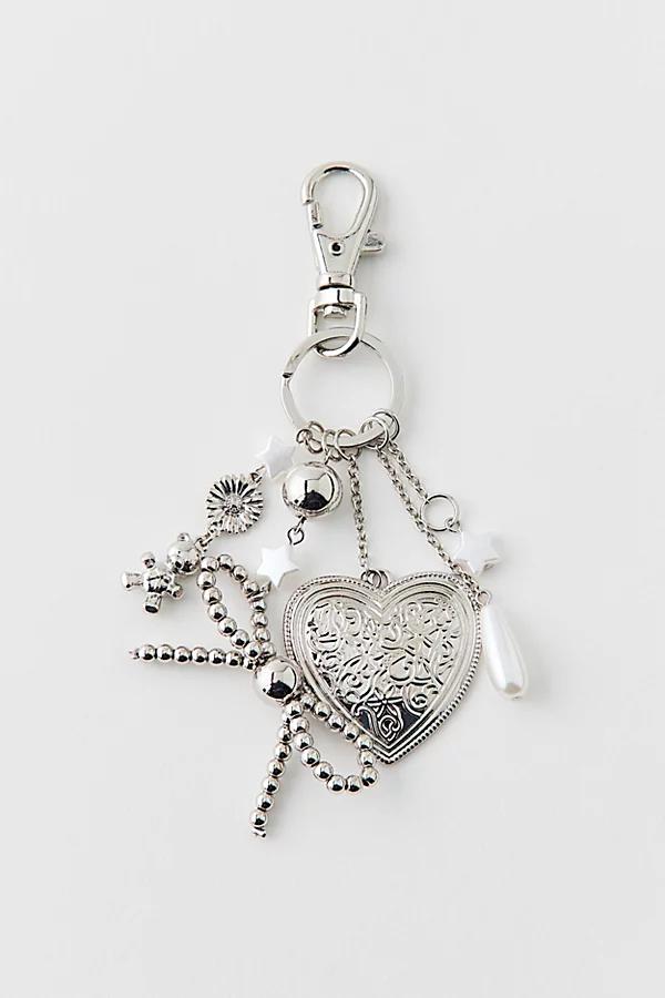 Silence + Noise Bow Charm Dangle Keychain Womens at Urban Outfitters Product Image