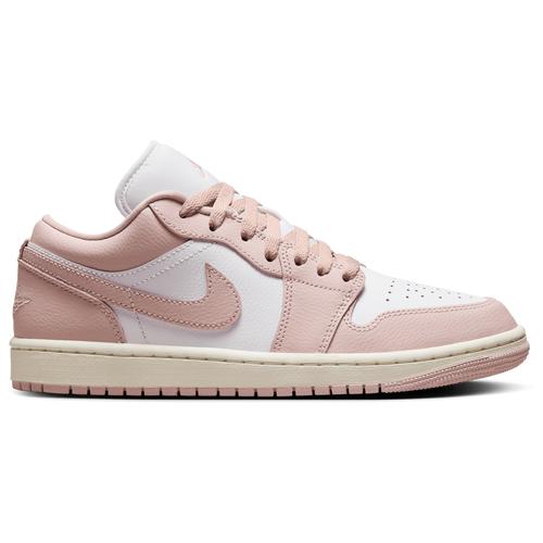 Jordan Womens Jordan AJ 1 Low - Womens Basketball Shoes Sail/Pink Product Image