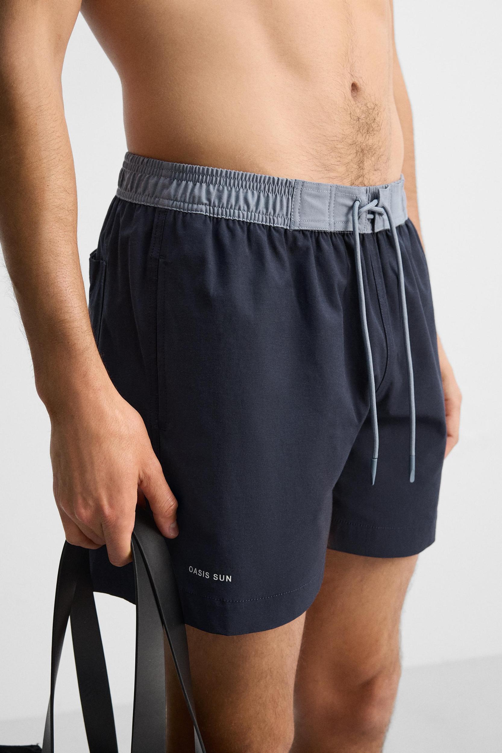 CONTRAST REGULAR SWIMSUIT Product Image