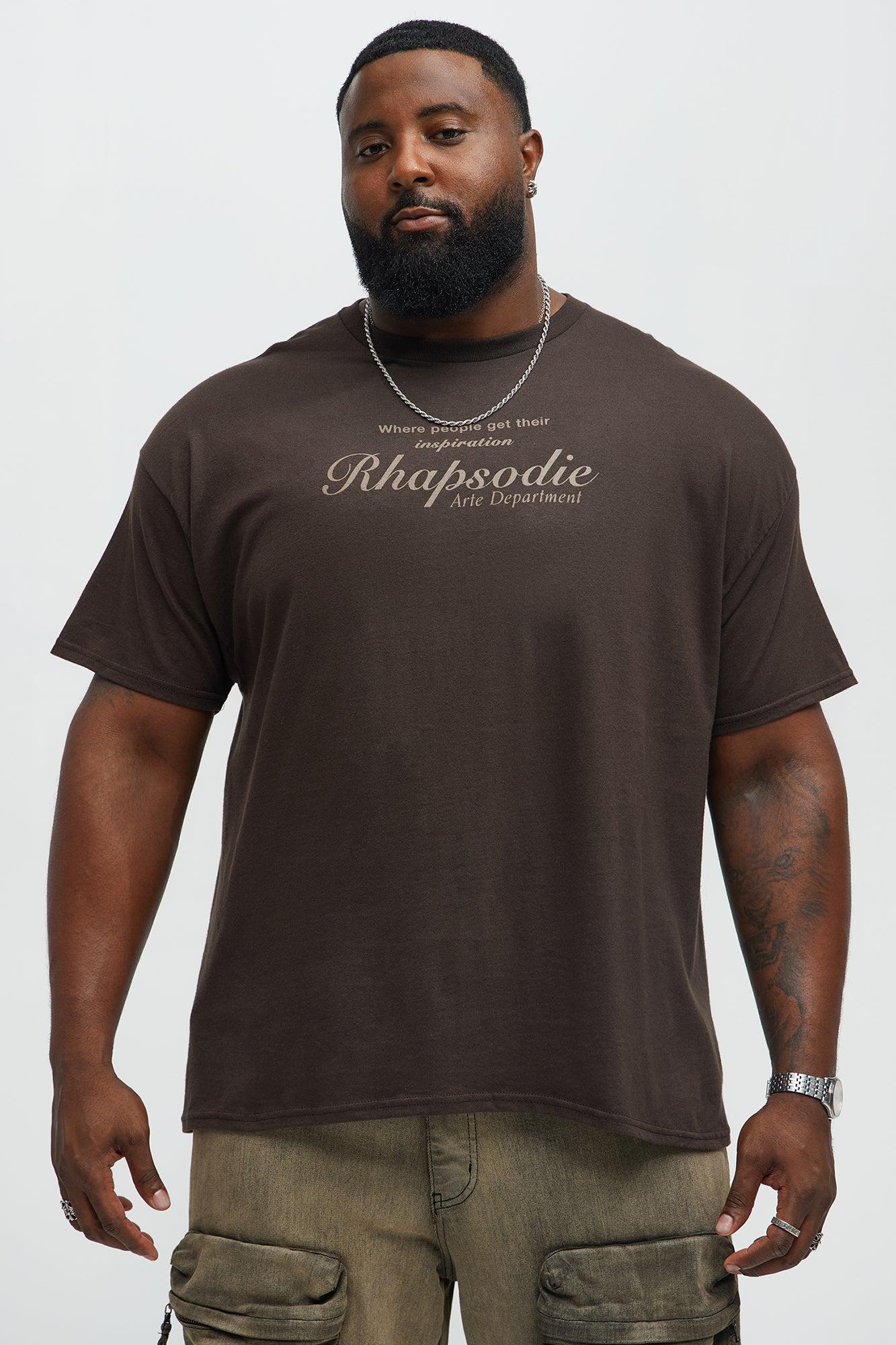 Rhapsodie Art Dept Short Sleeve Tee - Chocolate Male Product Image