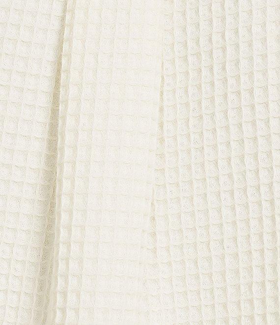 Rowm Big & Tall Long Sleeve Solid Waffle Button Front Shirt Product Image