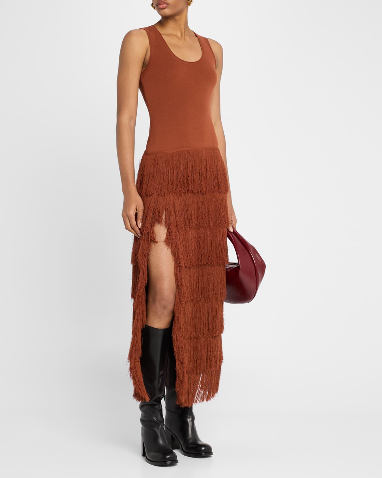 Donzetta Knit Fringe Dress Product Image