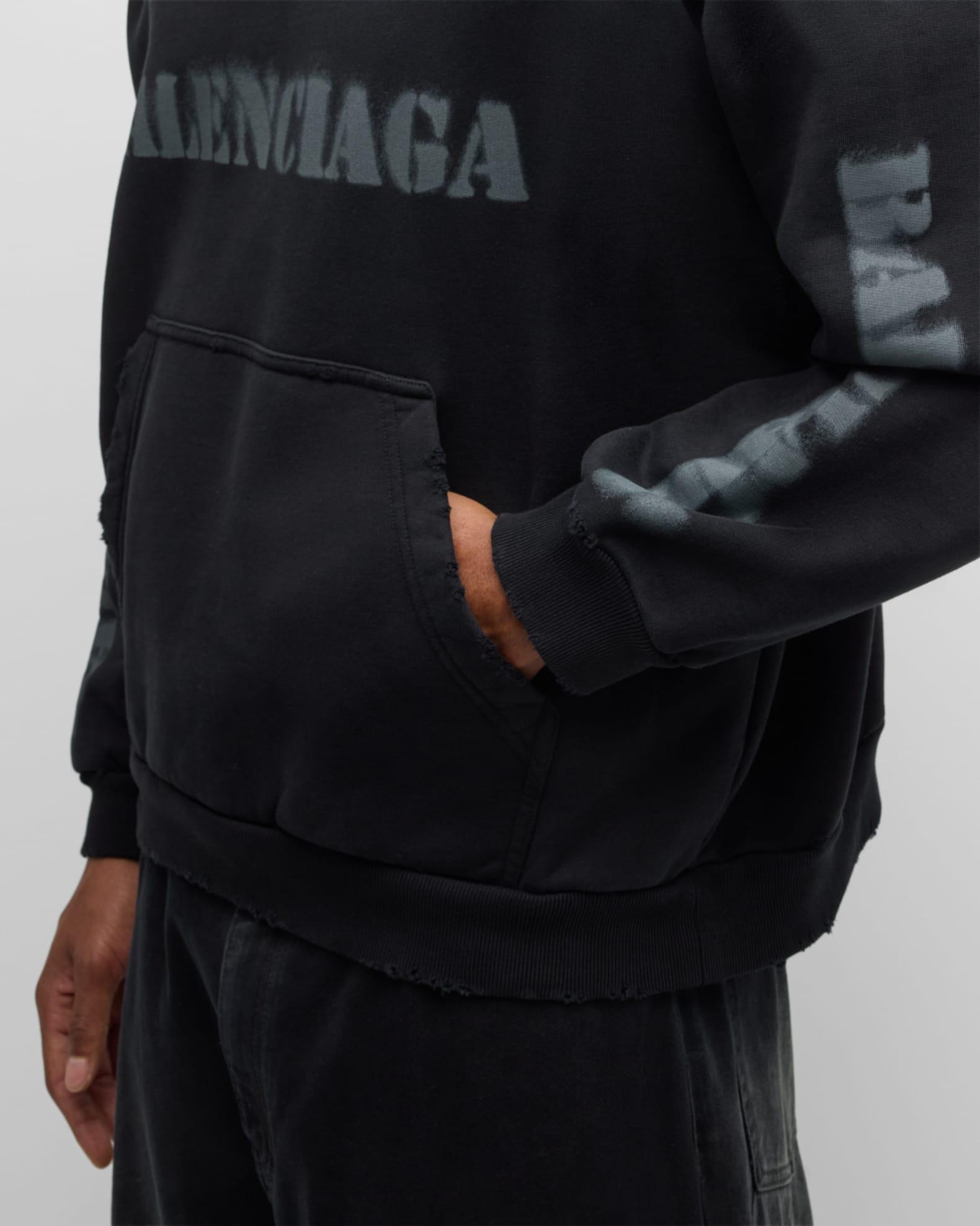 Men's Fleece Stencil Logo Hoodie Product Image